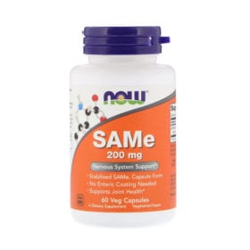 SAMe 200MG, 60 Cápsulas Vegetais – NOW