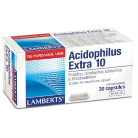 Acidophilus Extra 10 (10000 milhões por cáps.) - Lamberts