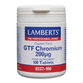 Crómio GTF, 100comp. - Lamberts - Produto com consumo preferencial até 31/07/2025