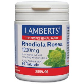 Rhodiola Rosea, 1200mg, 90 comp. - Lamberts