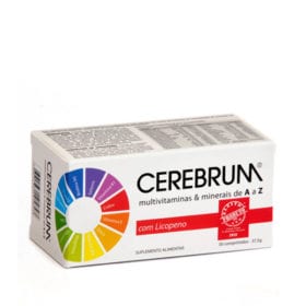 Cerebrum Multivitaminas e Minerais de A a Z, 30 Comprimidos - Natiris