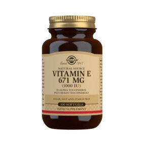 Vitamina E, 671mg / 1000UI, 100 cáps. - Solgar