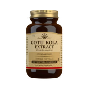 Gotu Kola, Centelha Asiática, 100 cáps. - Solgar -  Produto com consumo preferencial até 28/02/2026