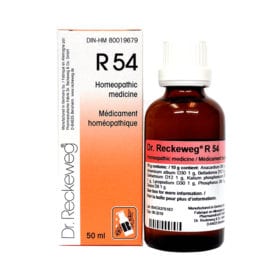 R54, gotas 50ml - Memória e Concentração - Dr. Reckeweg