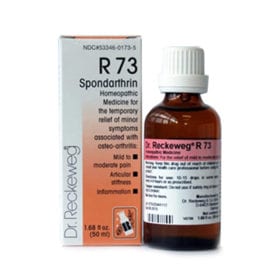 R73, gotas 50ml - Artrose das Grandes Articulações - Dr. Reckeweg