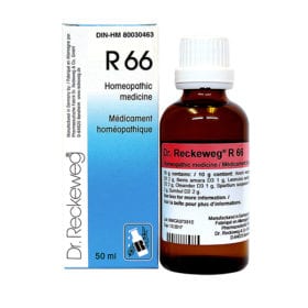 R66, gotas 50ml - Palpitações, Aperto na Garganta e Dores no Peito- Dr. Reckeweg