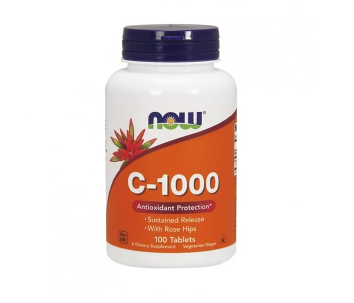 Vitamina C 1000 RH (Acção Retardada), 100 comp - Now - Natura24