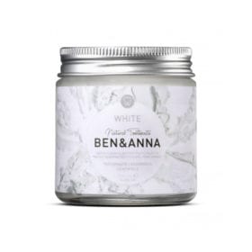 Dentífrico Natural White, Sem flúor, 100ml - Ben & Anna