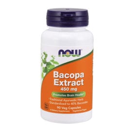 Bacopa Extract, 450mg, 90 cáps – NOW