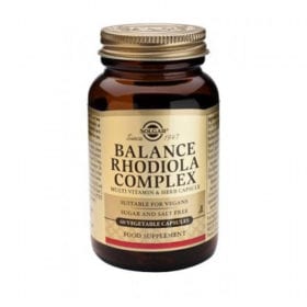 Balance Rhodiola Complex (Complexo de Rodiola), 60 cáps - Solgar