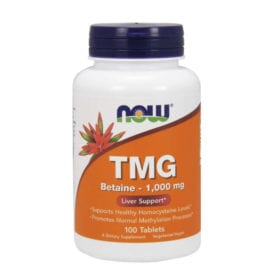 TMG (Trimethylglycine), 1000 mg, 100 comp. - NOW