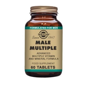 Male Multiple Multivitamin, 60 comp. - Solgar -  Produto com consumo preferencial até 03/2025