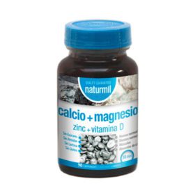 Cálcio + Magnésio + Zinco + Vitamina D, 90 Comps. - Naturmil