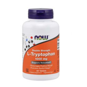 L-Triptofano (L- Tryptophan) 1000mg, 60 Comps. - NOW