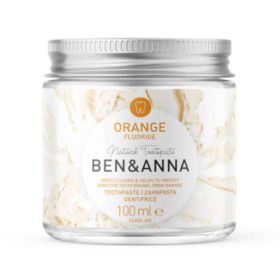 Dentífrico Natural Laranja, Com flúor, 100ml - Ben & Anna