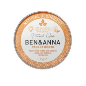 Creme Desodorizante Natural Baunilha Lata, 45g - Ben & Anna