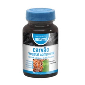 Carvão Vegetal Composto, 90 Cáps. - Naturmil
