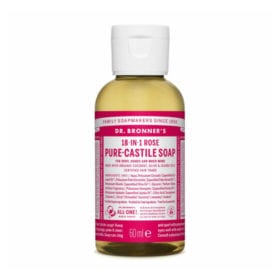 Sabonete Líquido Biológico – Rosa – 60ml – Dr. Bronners
