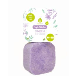 Purple Addiction – Champô Sólido Cabelos Normais/Oleosos (Oliva e Alfazema), 85g – VeganCare