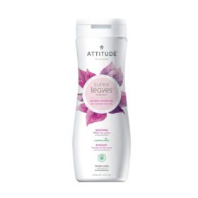 Gel de Banho Suavizante Super Leaves, Folhas de Chá Branco, 473ml - Attitude
