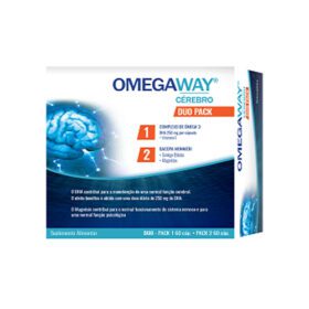 Omegaway Cérebro Duo Pack 60 + 60 cáps. - Nutrimadeira