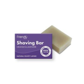 Sabonete Espuma de Barbear Laranja e Alfazema, 95 gr  - Friendly Soap