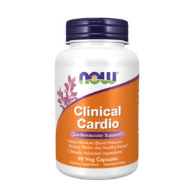 Clinical Cardio, 90 cáps - NOW - Produto com consumo preferencial até 30/04/2025