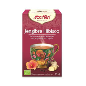 Infusão Bio Gengibre Hibisco, 17 Sqts - Yogi Tea
