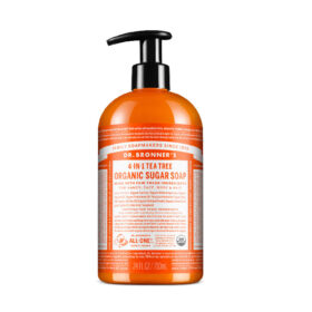 Sabonete Biológico de Açúcar (Shikakai) Tea tree 710ml - Dr. Bronners