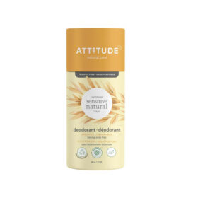 Desodorizante Natural Peles Sensíveis Aveia e óleo de Argão, 85g - ATTITUDE