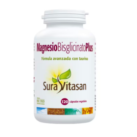 Magnésio Bisglicinato Plus, 120 cáps - Sura Vitasan