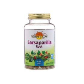 Salsaparilla Root, 100 Cáps vegetais - Natures Life - Produto com consumo preferencial até 03/2025