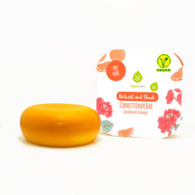 Condicionador Sólido P/Cabelos Secos (Gerânio & Laranja), 70gr – VeganCare