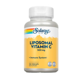 Vitamina C Lipossomal 500mg, 100Cáps - Solaray