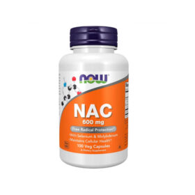 Nac Acetyl Cysteine 600mg, 100 Cáps – NOW
