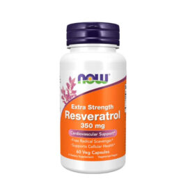 Resveratrol Extra Strength 350mg, 60Cáps – NOW