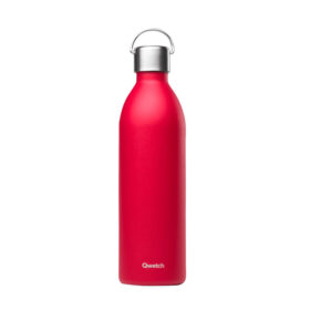 Active Garrafa Isotérmica 90% Recicl Matt Grenat, 1L- Qwetch