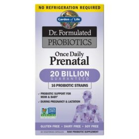 Dr. Formulated Probióticos Prenatal, 30 Cáps. Veg. - Garden of Life