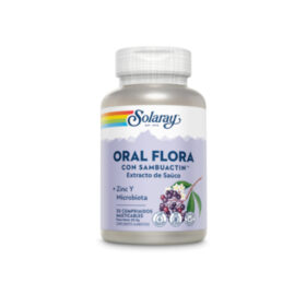 OralFlora com Sambuactin, 30 Comp. Mastigáveis - Solaray