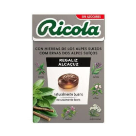 Rebuçados S/Açúcar De Ervas Suíças E Alcaçuz, 50g - Ricola