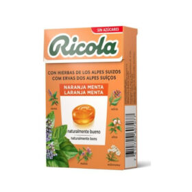 Rebuçados S/Açúcar De Ervas Suíças E Laranja Menta, 50g - Ricola