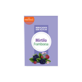 Rebuçados sem Açúcar, com Vit. C e sabor a Mirtilo e Framboesa, 75g - 2MFharma