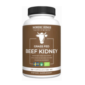 Beef Kidney Bio, 180 Cápsulas - Nordic Kings