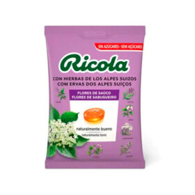 Rebuçados S/Açúcar Ervas Suíças E Flor Sabugueiro, 70g - Ricola