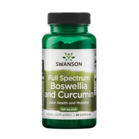 Full Spectrum Boswellia and Curcumin 300mg, 60 Cáps. - Swanson