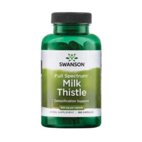 Full Spectrum Milk Thistle 500 Mg, 100 Cáps. - Swanson