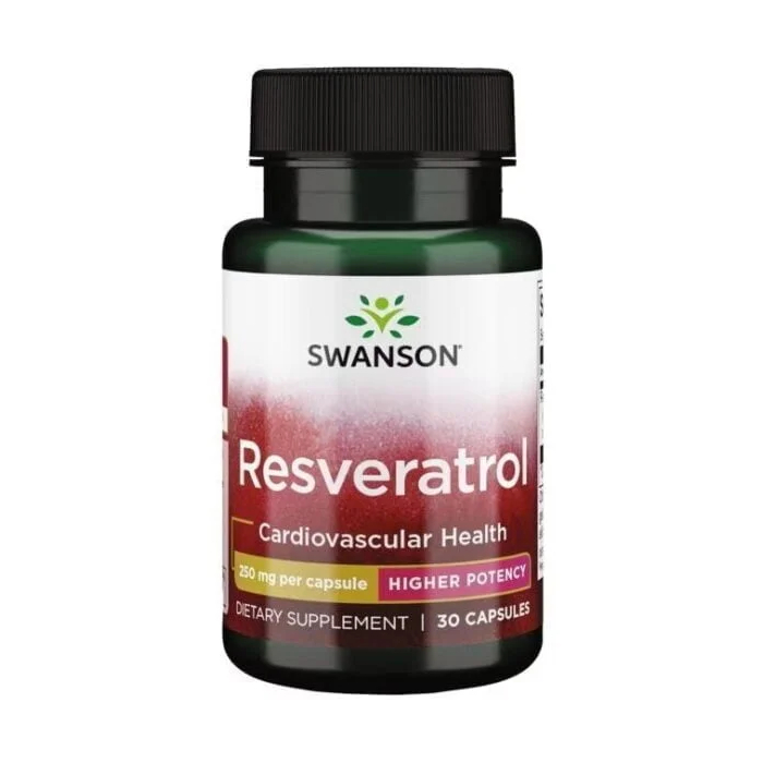 Resveratrol 250 Mg 30 Cápsulas Swanson - Natura24.pt