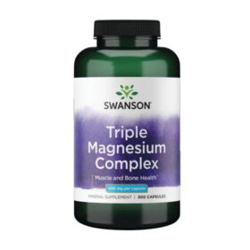 Triple Magnesium Complex 400 mg, 300 Cáps. - Swanson