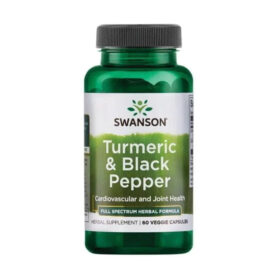 Turmeric & Black Pepper, 60 Cáps. - Swanson