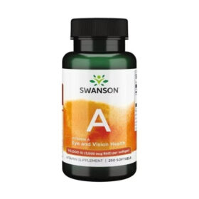 Vitamin A 10000 IU (3000 mcg RAE), 250 Softgels - Swanson